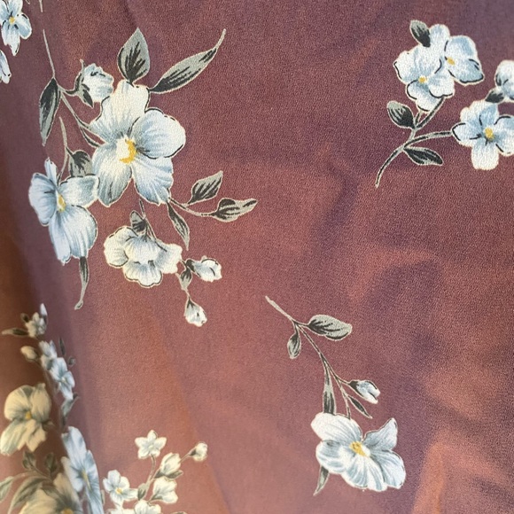 Papermoon Reece Mixed Material Top - Purple - Picture 3 of 6